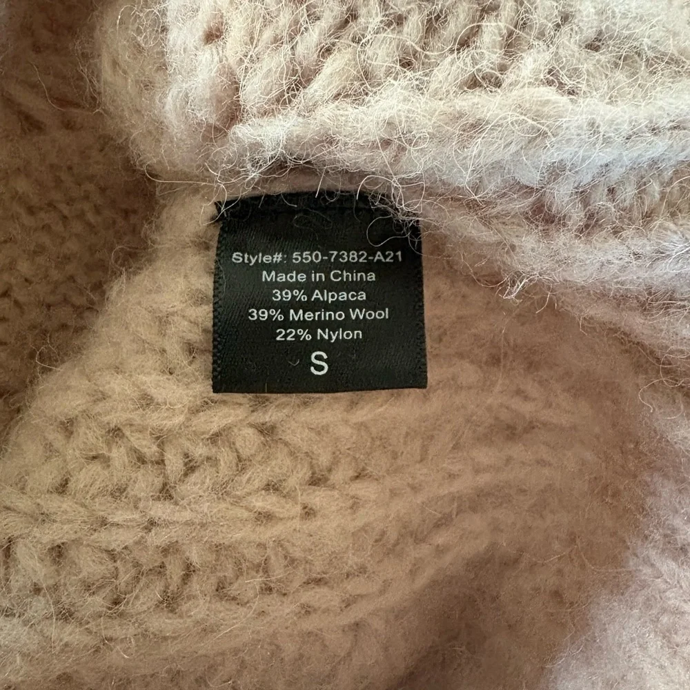Cable Cocoon Cardigan oatmeal - Picture 8 of 12